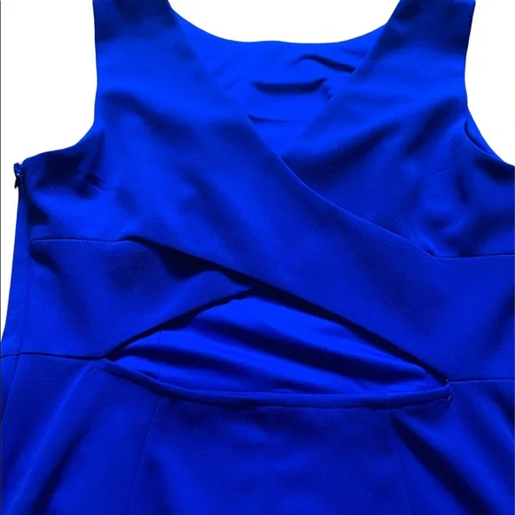 Women’s Size 10 Betsy Johnson Royal Blue Cut Out Sleeveless Dress - Picture 6 of 10
